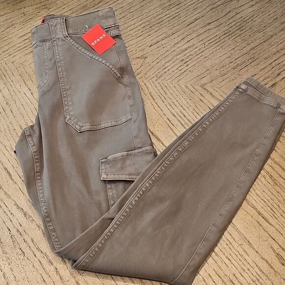 SPANX Cargo Legging Size S NWT Olive Green - Picture 11 of 11
